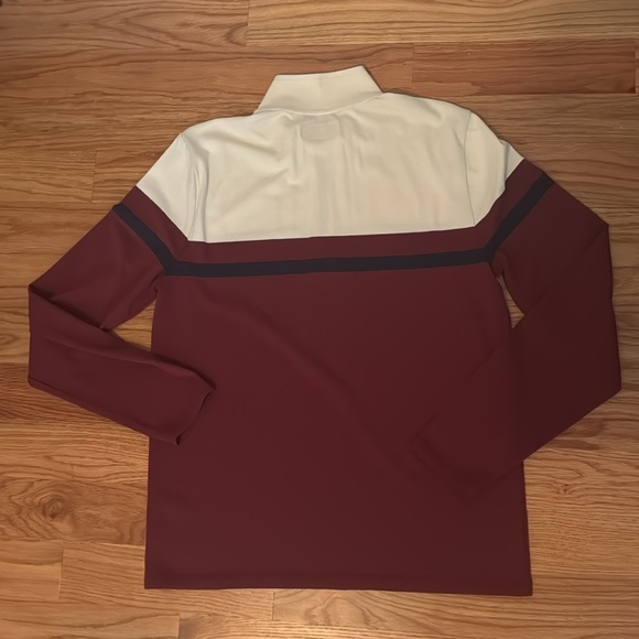 Men’s Marine Layer x Lost & Found Cordovan Natural Quarter Zip Pullover szM - Picture 8 of 8